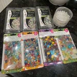 Lot Glass and Acrylic beads for jewelry making and more
